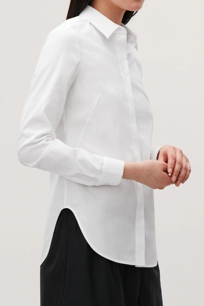 Shop Cos Slim-fit Shirt In White