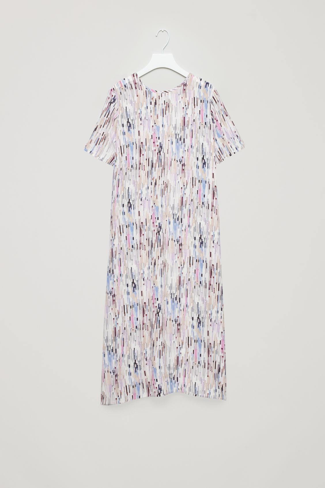 cos long silk dress