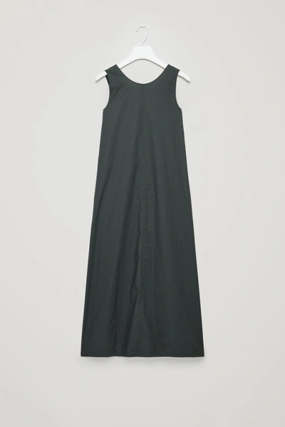 Shop Cos Sleeveless Balloon Dress In Grey