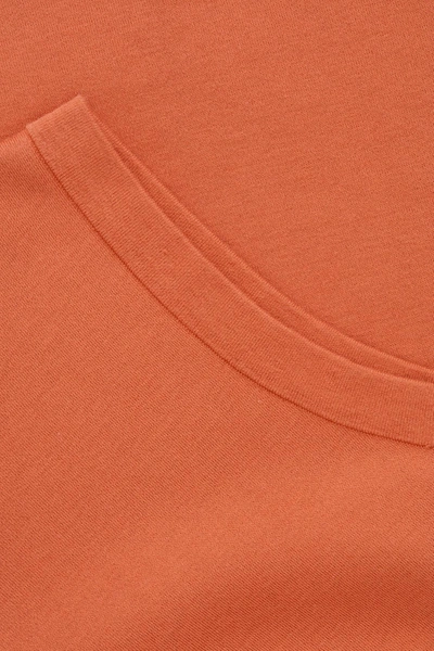 Shop Cos Cotton-silk Vest Top In Orange
