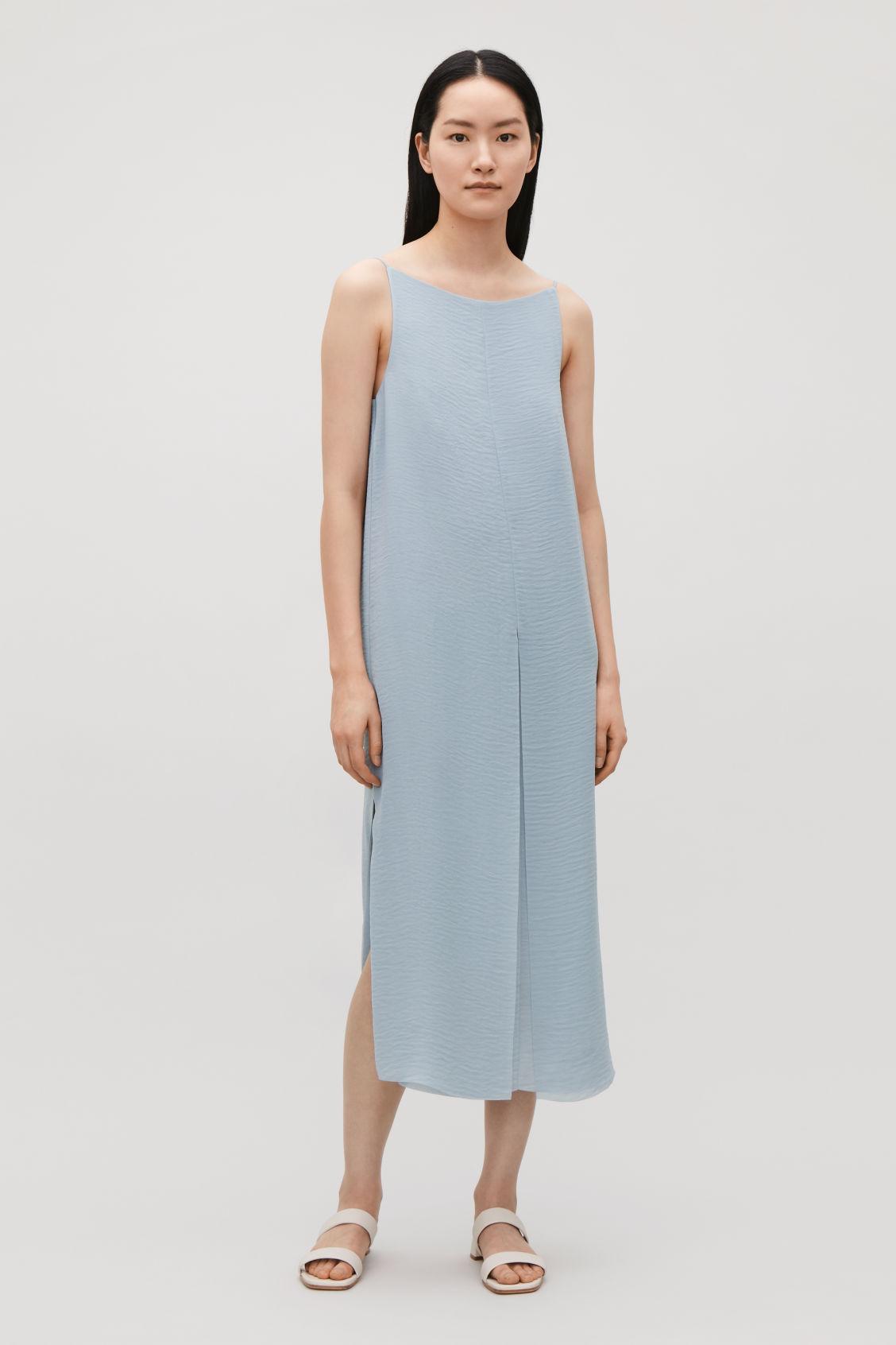 cos open back dress