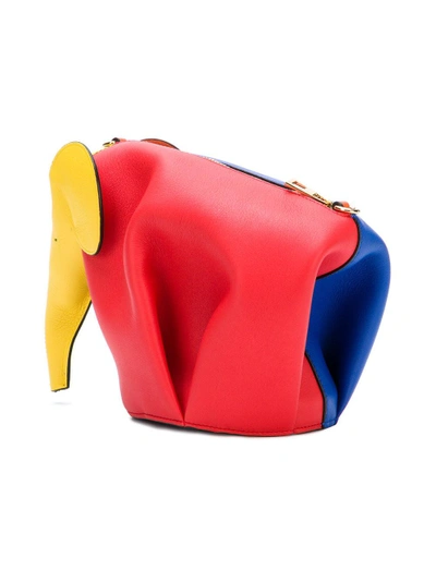 Shop Loewe Elephant Rainbow Mini Bag