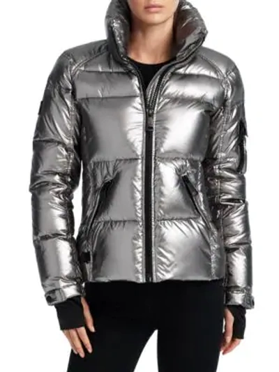 Shop Sam Freestyle Puffer In Gunmetal