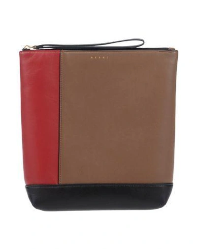 Shop Marni Handbags In Red