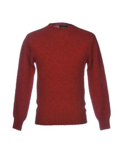 Shop Howlin' Man Sweater Brick Red Size Xl Wool