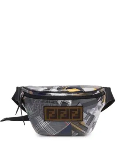 Shop Fendi Show Print Belt Bag In Multi