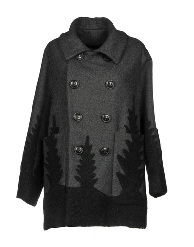 Shop Dsquared2 Coats In Lead