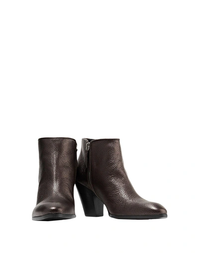 Shop Giuseppe Zanotti Ankle Boots In Dark Brown