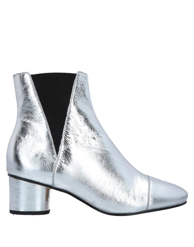 Shop Rebecca Minkoff Ankle Boots In Silver
