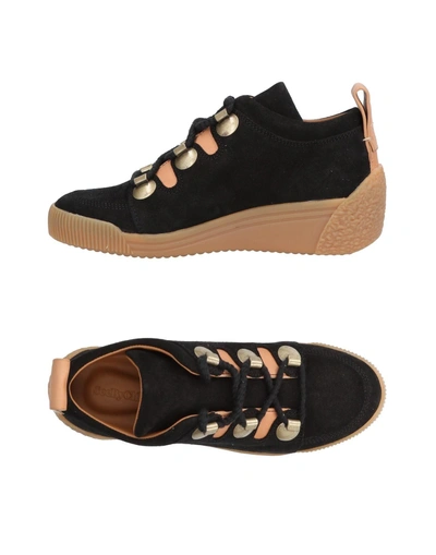 Shop See By Chloé Woman Sneakers Black Size 7 Soft Leather