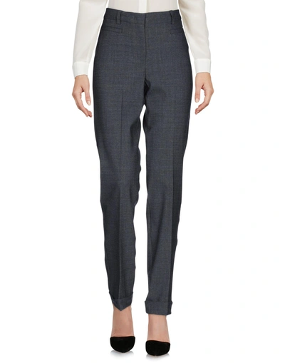 Shop Weekend Max Mara Casual Pants In Dark Blue