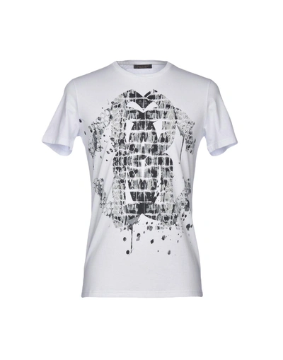 Shop Roberto Cavalli Beachwear T-shirt In White