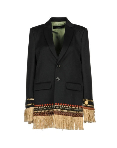 Shop Dsquared2 Blazer In Black