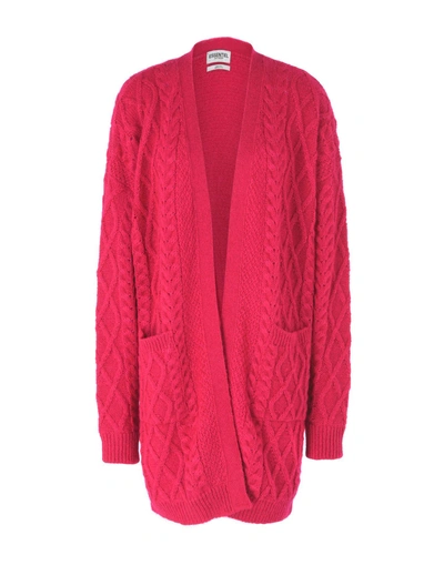 Shop Essentiel Antwerp Cardigan In Fuchsia