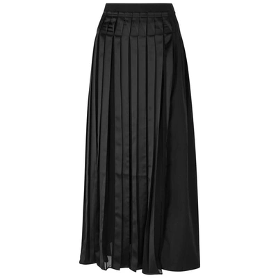 Shop 3.1 Phillip Lim / フィリップ リム Black Pleated Poplin Midi Skirt