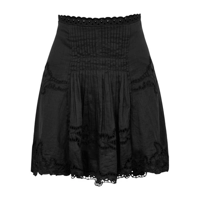Shop Isabel Marant Marion Broderie Anglaise Mini Skirt