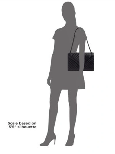 Shop Saint Laurent Large Tri-quilt Leather Envelope Shoulder Bag In Black