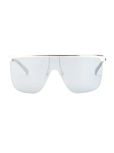 Shop Givenchy Gv 7117/s Shield Sunglasses In Black Mirror