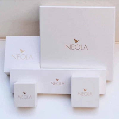 Neola Anais Sterling Silver Stud Earrings With Blue Topaz & Peridot
