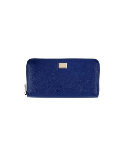 Shop Dolce & Gabbana Wallet In Dark Blue