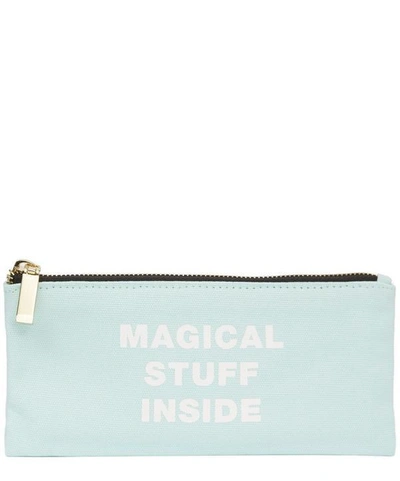 Shop Rico Design Paper Poetry Mint Magical Stuff Pencil Case In Green