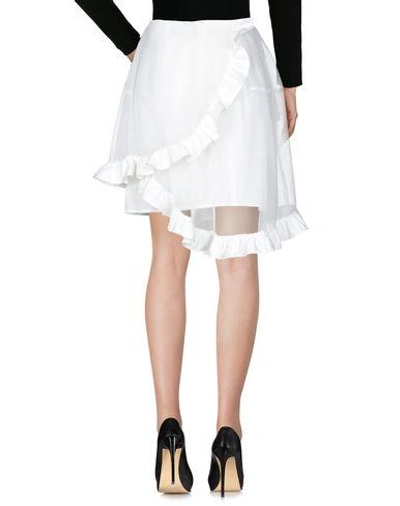 Shop Simone Rocha Knee Length Skirts In Ivory