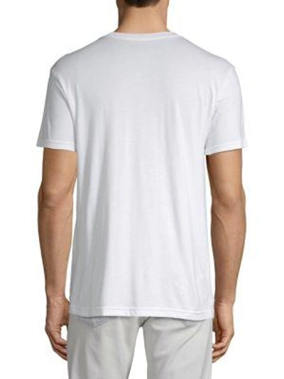 Shop Karl Lagerfeld Logo Short-sleeve Tee In White