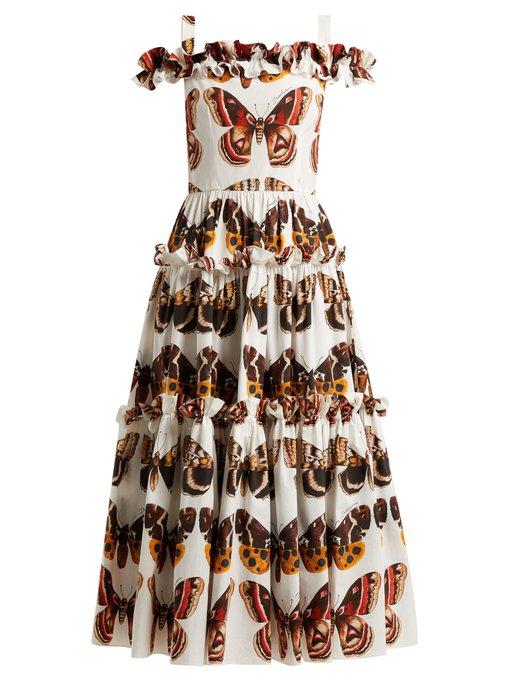 dolce gabbana butterfly dress