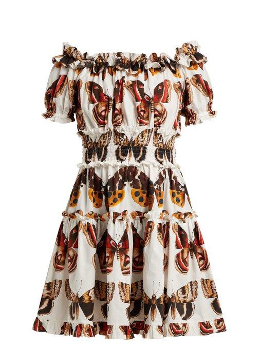 dolce gabbana butterfly dress