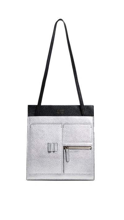 Shop Oad Kit Shoulder Bag In Silver/black
