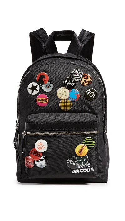 Shop Marc Jacobs Medium Backpack In Black Multi
