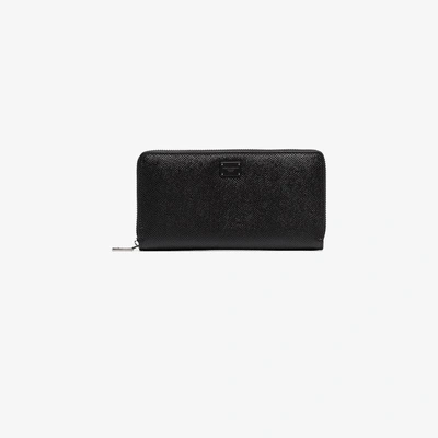 Shop Dolce & Gabbana Portemonnaie Mit Logo In Black