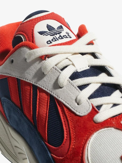 Adidas Originals Yung 1 Nabuk Sneakers In Red |