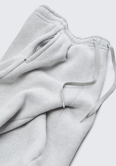 Shop Alexander Wang Exclusive Dense Fleece Pants In Light Gray