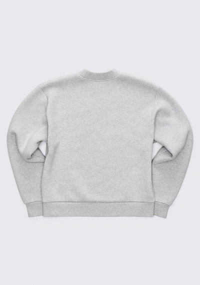 Shop Alexander Wang Exclusive Dense Fleece Sweatshirt In Light Gray