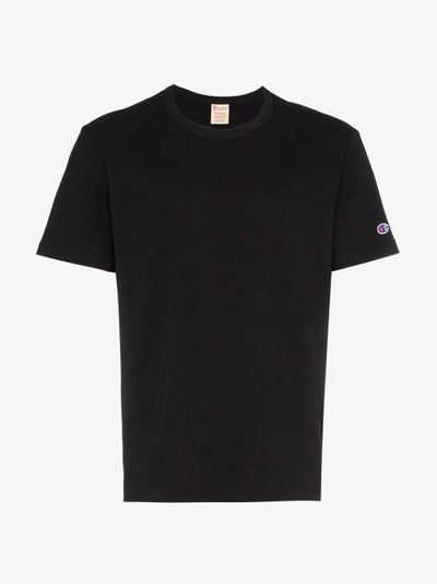 Shop Champion Crewneck Short Sleeve Tshirt In Black