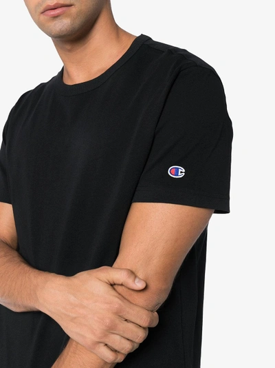 Shop Champion Crewneck Short Sleeve Tshirt In Black