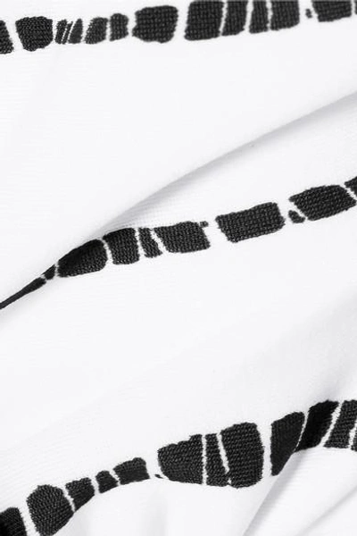 Shop Vix Lee Striped Triangle Bikini Top In White