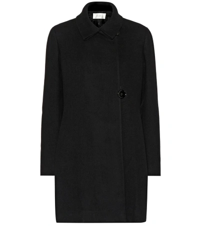 Shop The Row Cotton And Wool Coat In Black