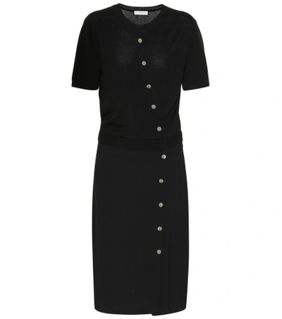 Shop Altuzarra Button-down Midi Dress In Black