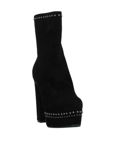 Shop Le Silla Ankle Boots In Black