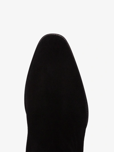 Shop Saint Laurent Wyatt Chelsea Boots In Black