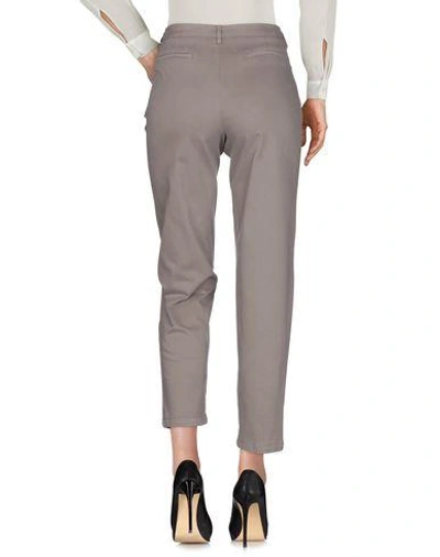 Shop Armani Jeans Woman Pants Dove Grey Size 4 Cotton, Modal, Elastane