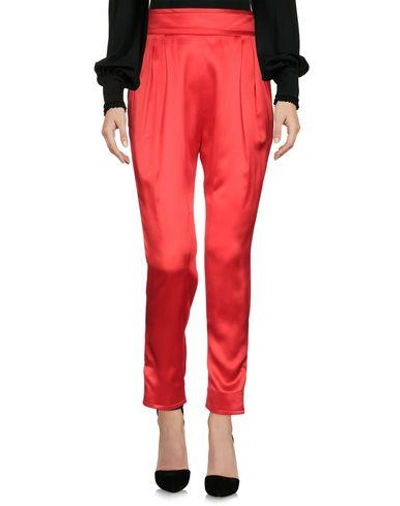 Shop Givenchy Casual Pants In Red