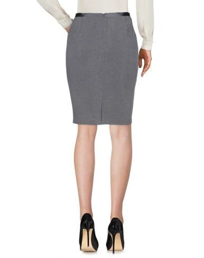 Shop Armani Jeans Knee Length Skirt In Grey