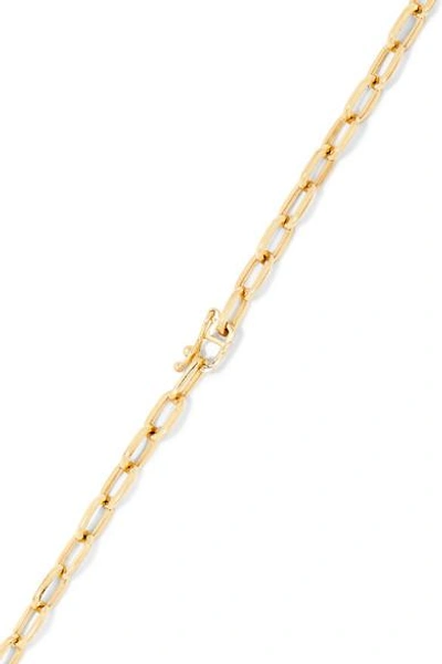 Shop Foundrae Karma 18-karat Gold Diamond Necklace