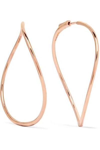 Shop Anita Ko 18-karat Rose Gold Earrings