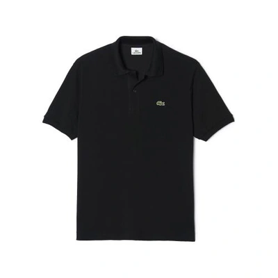 Shop Lacoste Polo L.12.12 Original Fit Men In Black