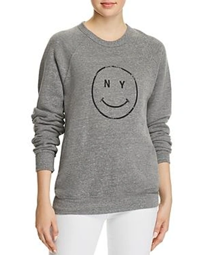 Shop Knowlita Ny Smiley Sweatshirt - 100% Exclusive In Gray