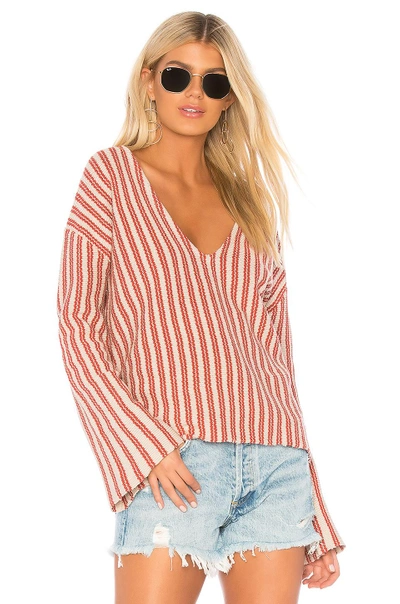 Shop Amuse Society After Sundown Sweater In Red